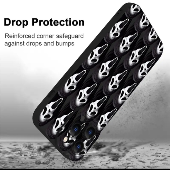 NWT!! GHOSTFACE FROM THE ICONIC HORROR FILM SCREAM IPHONE CASE !! - Picture 14 of 14